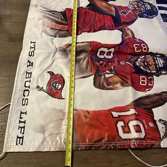 Tampa Bay Buccaneers Tailgate Man Cave Canvas  Coke Zero Large Banner 68”x34 - Picture 9 of 10